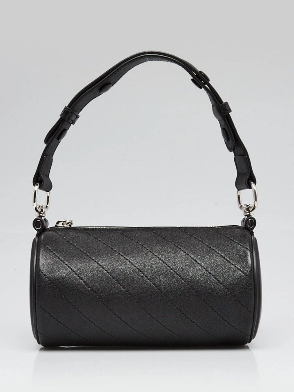 Gucci Black Leather Blondie Mini Barrel Bag - Picture 1 of 11